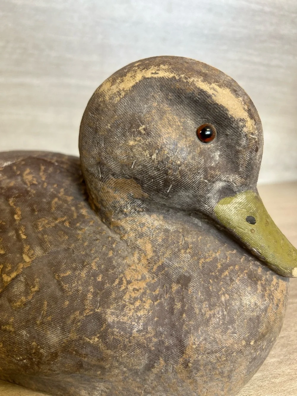 Vintage J.C. Higgins Sears Roebuck Paper Mache Hen Duck Decoy 12